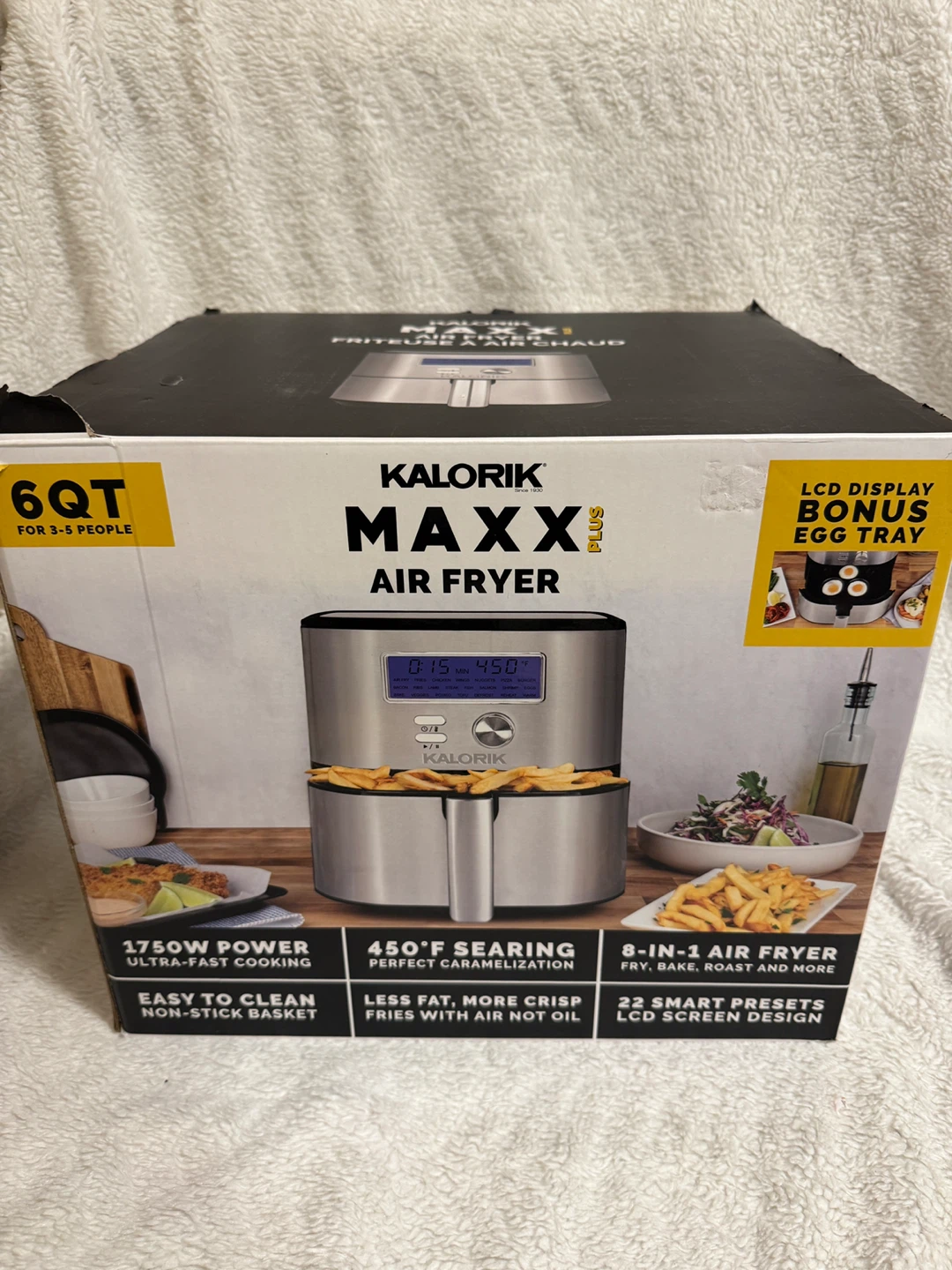 Kalorik MAXX Plus Air Fryer 6QT