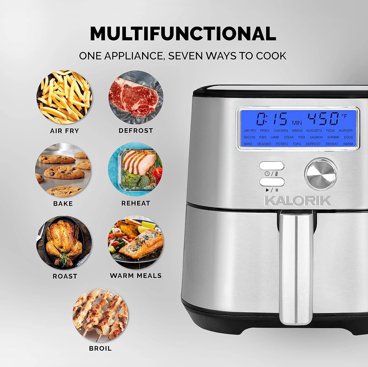 Kalorik MAXX Plus Air Fryer 6QT - photo 4