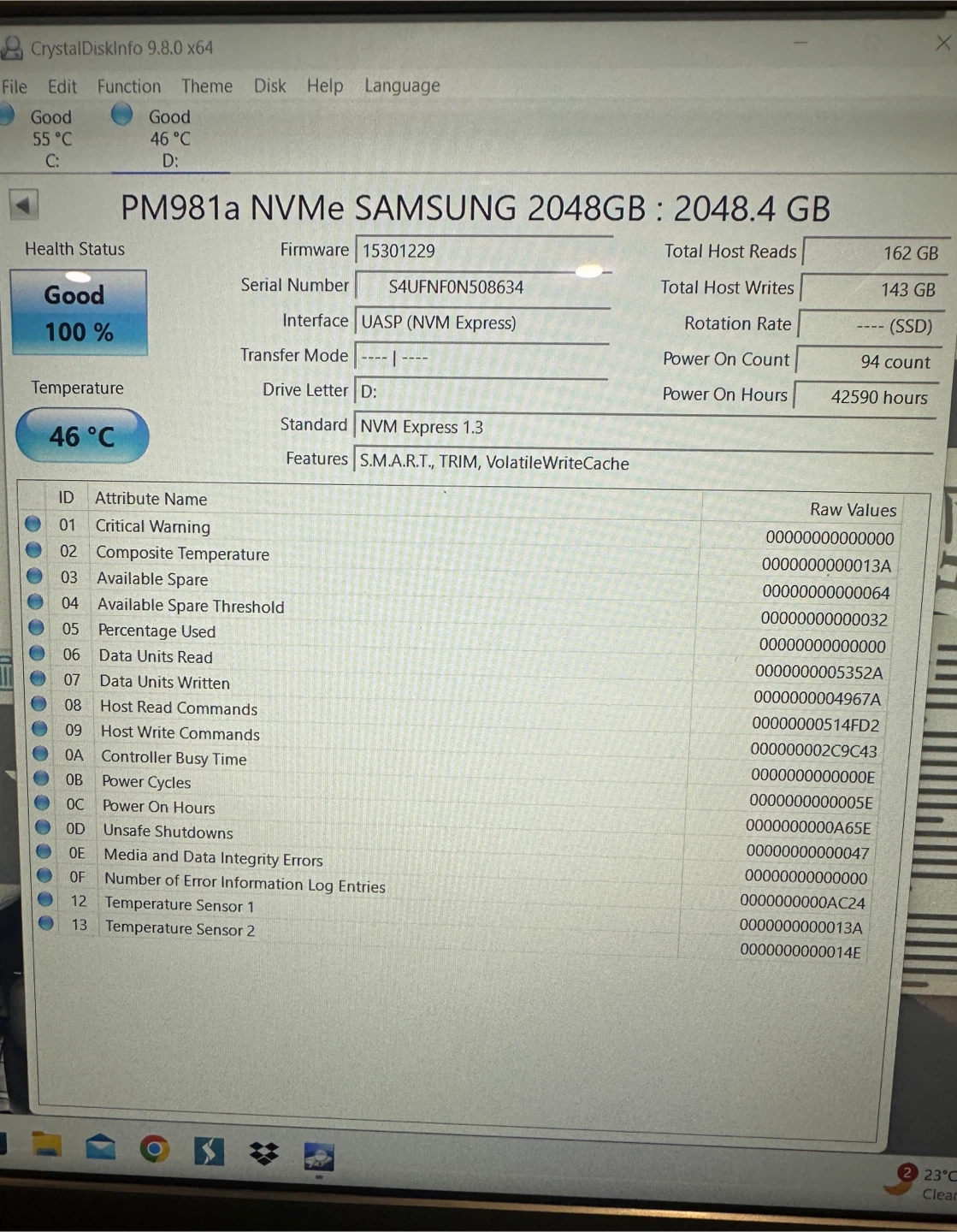 Samsung 2TB NVMe SSD (price not negotiable) - photo 2