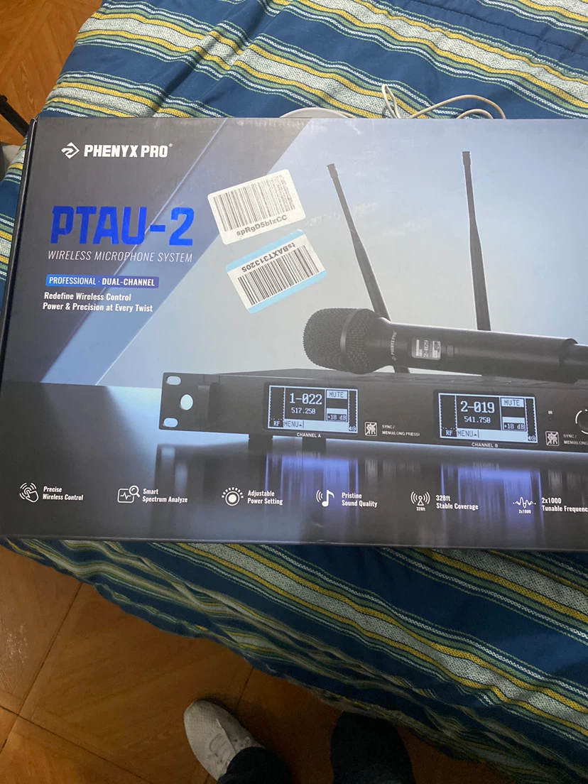 Phenyx Pro PTAU-2 Wireless Microphone System