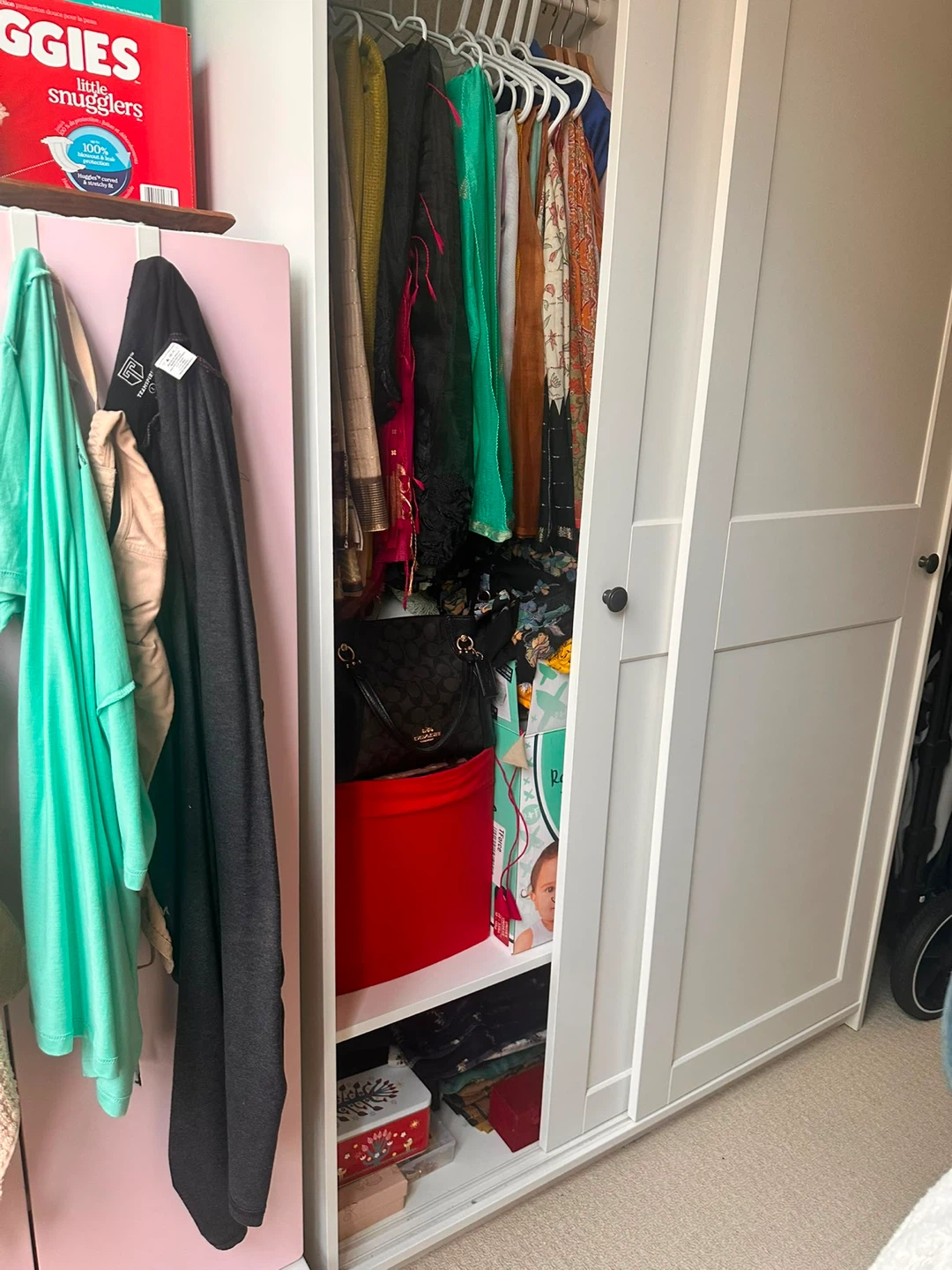 IKEA Hauga Wardrobe with Sliding Doors