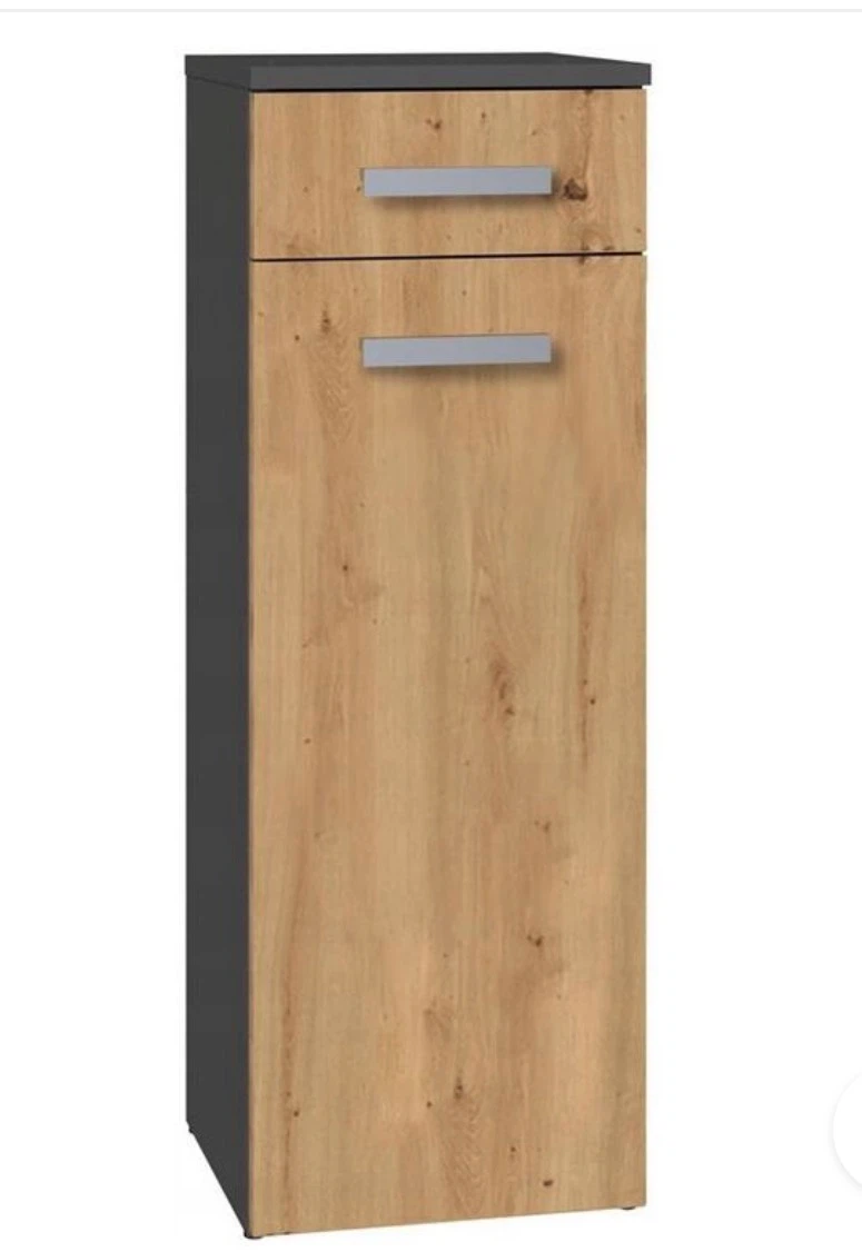 Tall Bathroom Storage Cabinet with Drawer and Door - photo 4