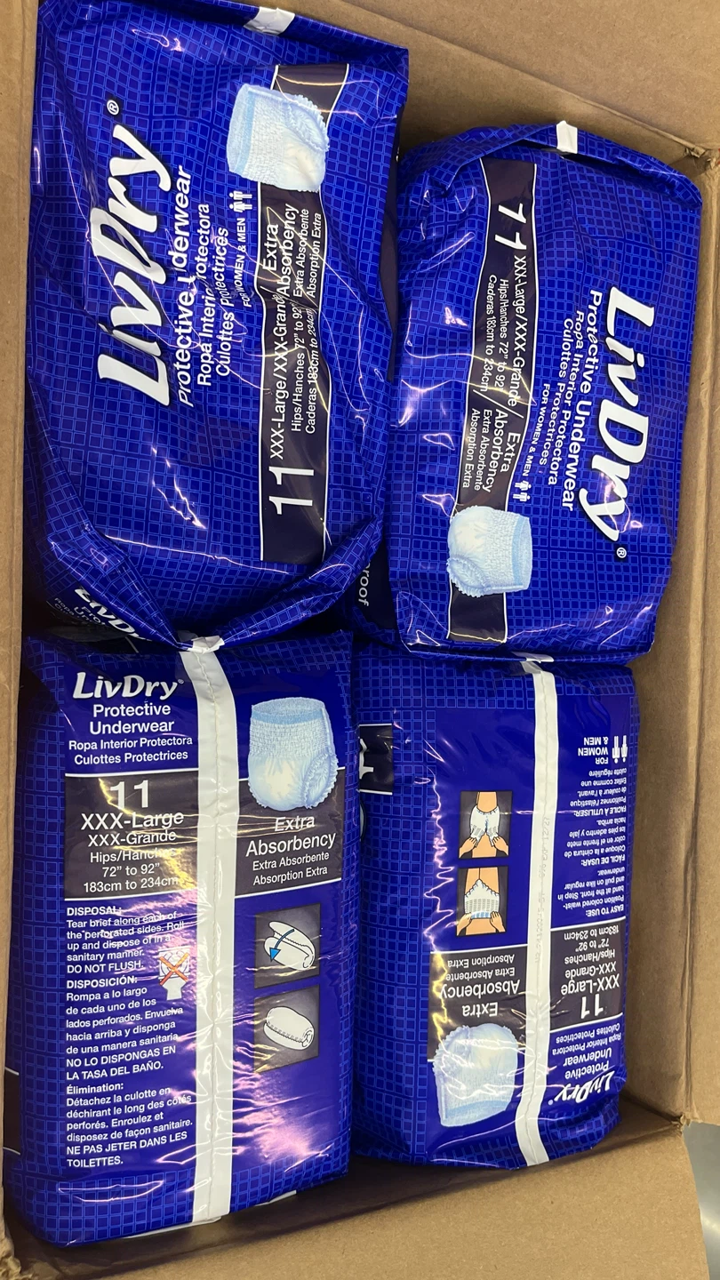 LivDry Protective Underwear XXX-Large (3 Packs)