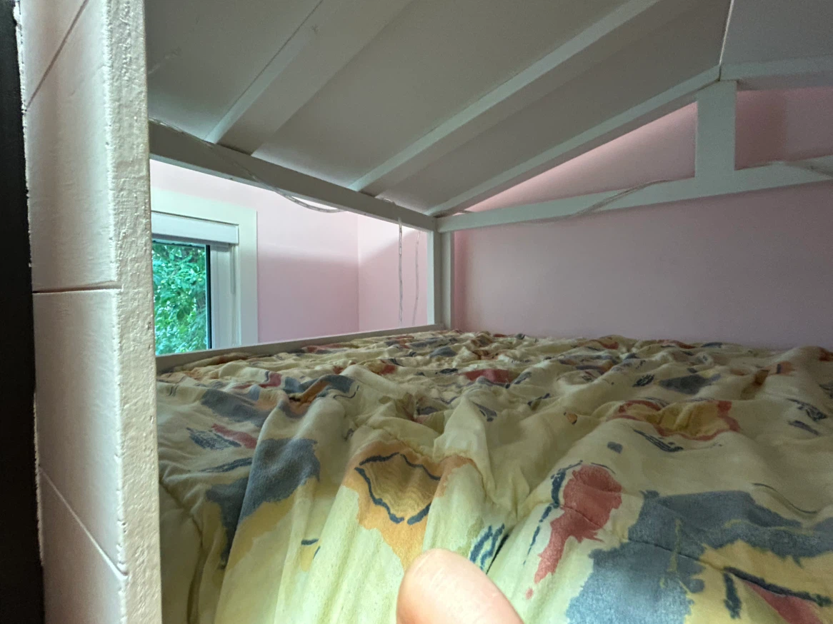 Double House Bunk Bed and Desk - photo 4