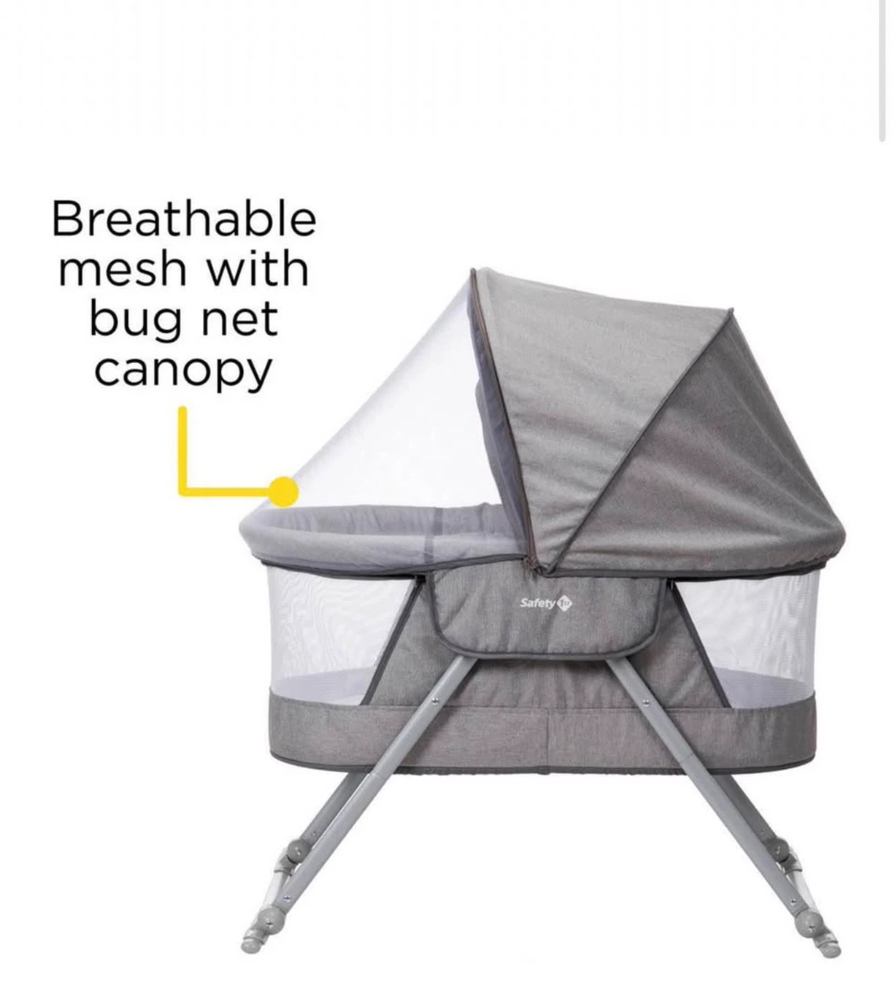 Safety 1st bedside bassinet - photo 3