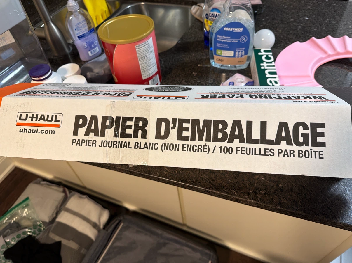 U-Haul White Wrapping Paper - photo 2