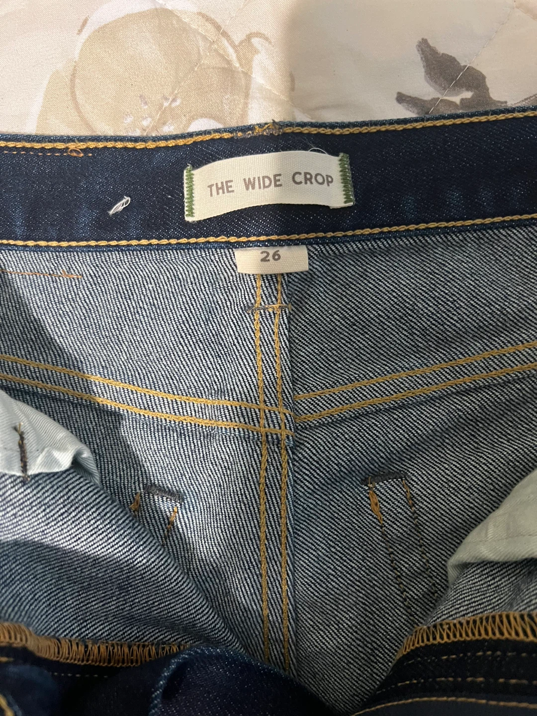 AE77 The Wide Crop Jeans Size 26