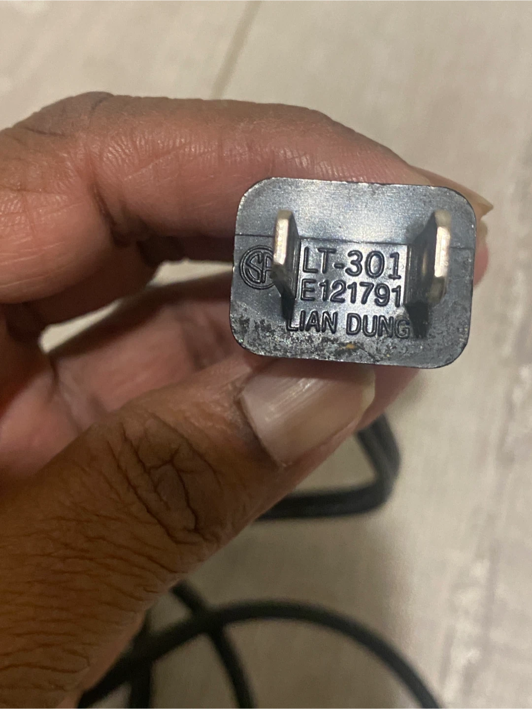 Lian Dung LT-301 / LT-503 Power Cord - photo 4