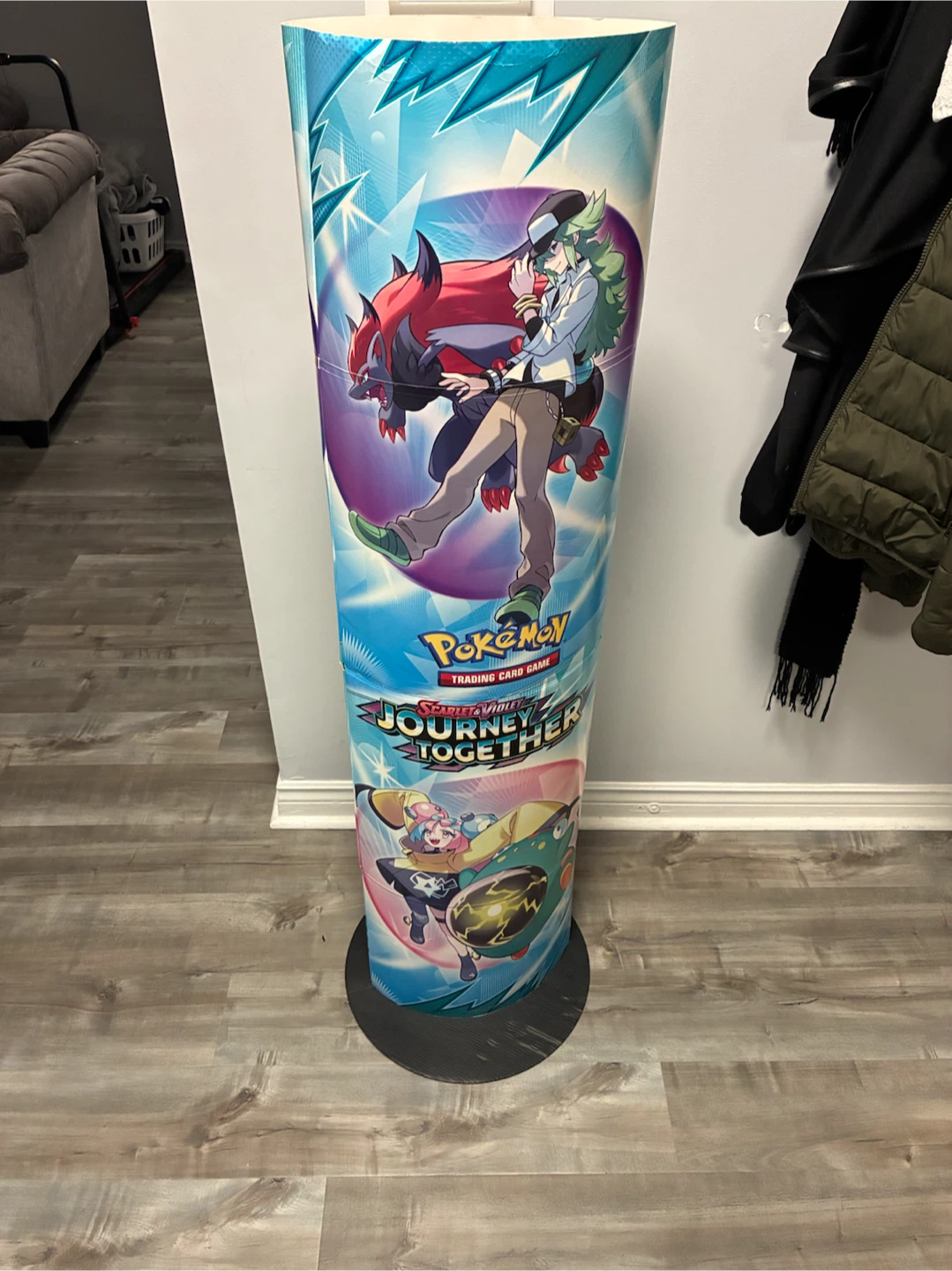 Pokémon cardboard stand