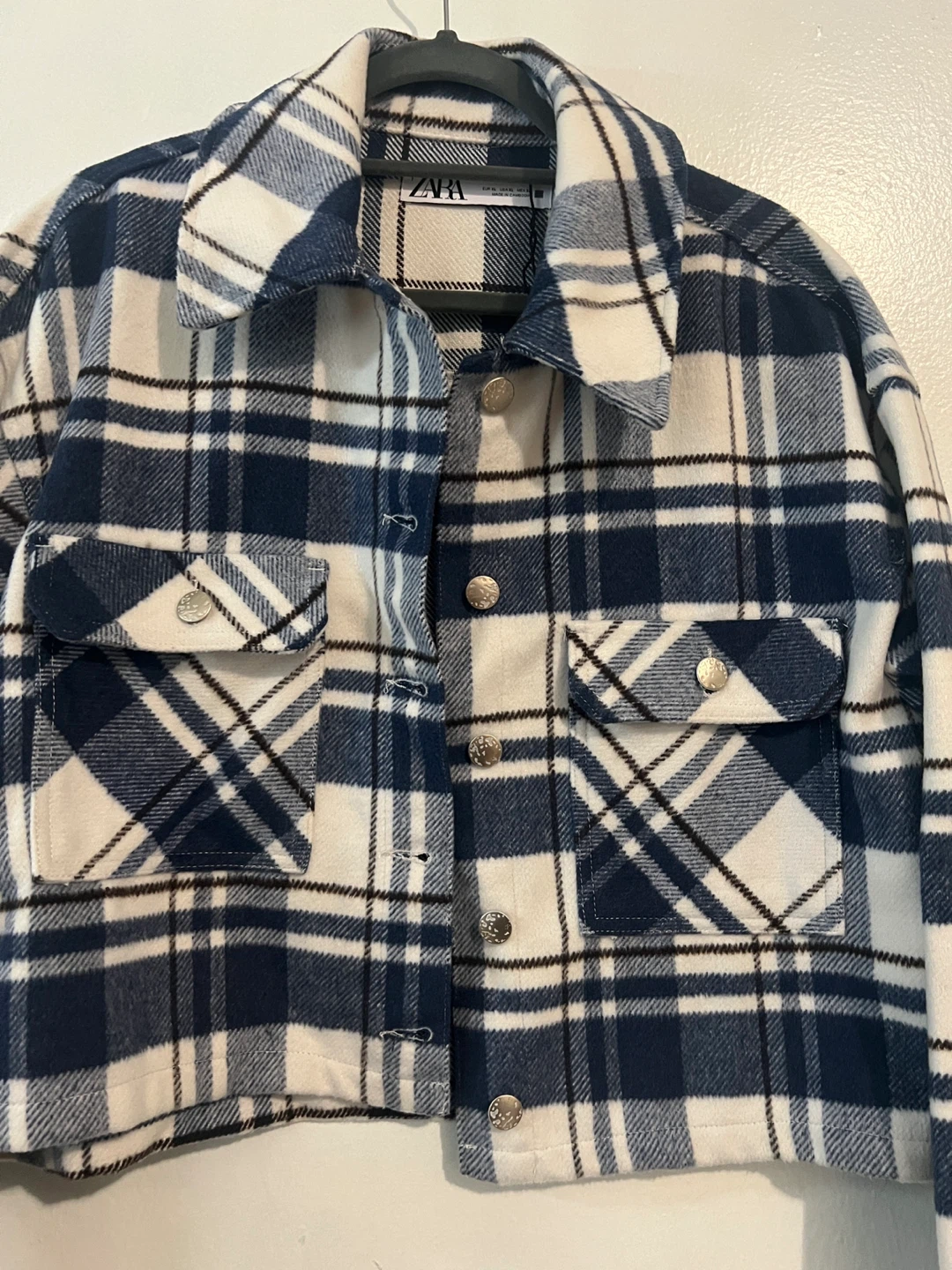 ZARA Plaid Shirt Jacket - XL - photo 3