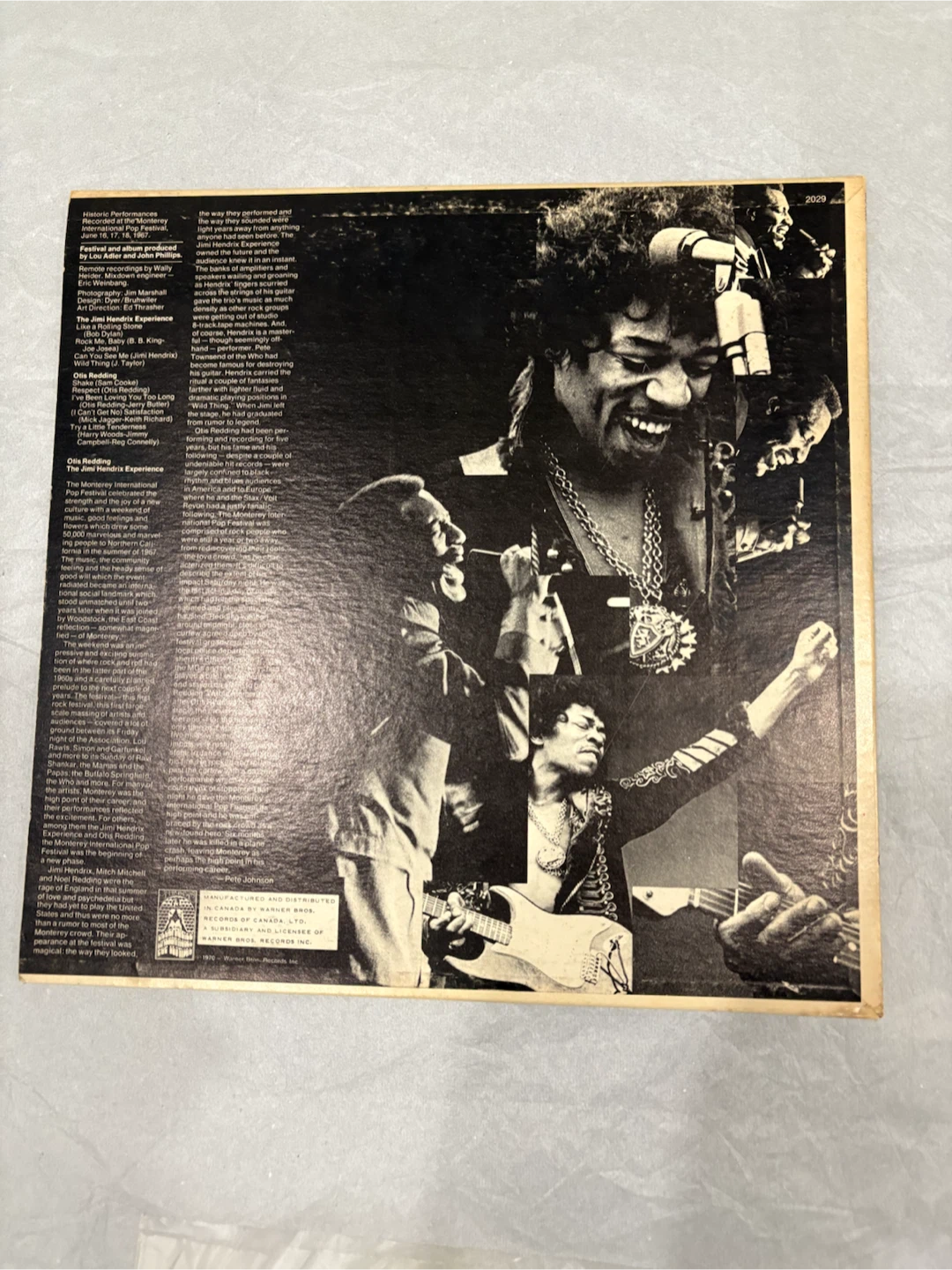 Vintage Vinyl Otis Redding The Jimi Hendrix Experience - photo 2