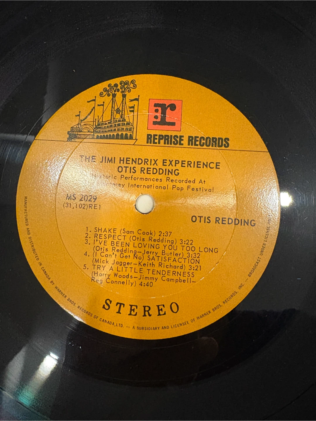 Vintage Vinyl Otis Redding The Jimi Hendrix Experience - photo 4