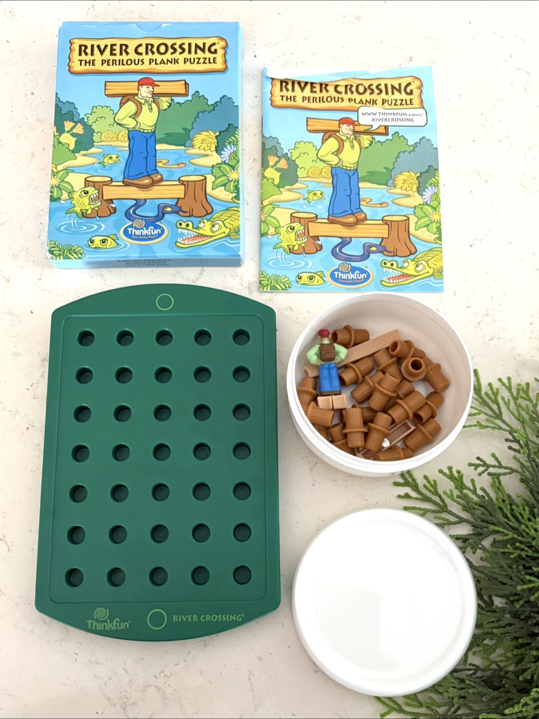 ThinkFun River Crossing The Perilous Plank Puzzle Game - photo 2