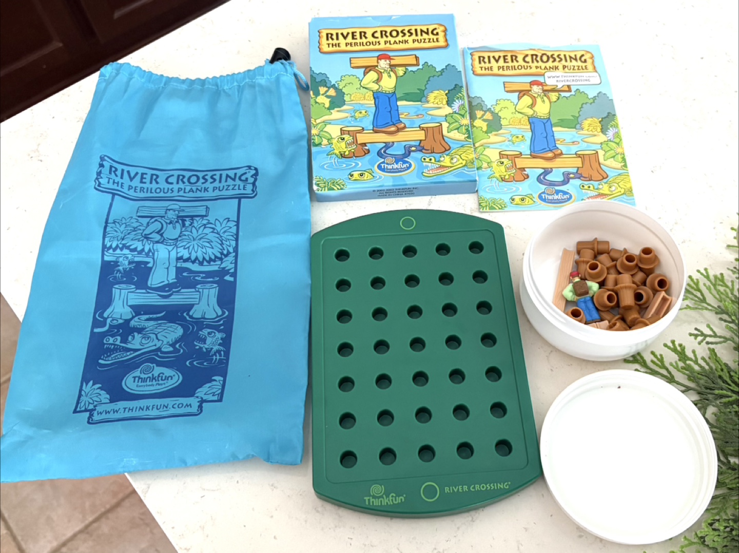 ThinkFun River Crossing The Perilous Plank Puzzle Game