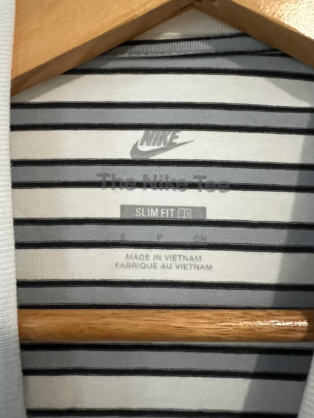 Nike Women's Striped Slim Fit T-Shirt Size S - photo 2
