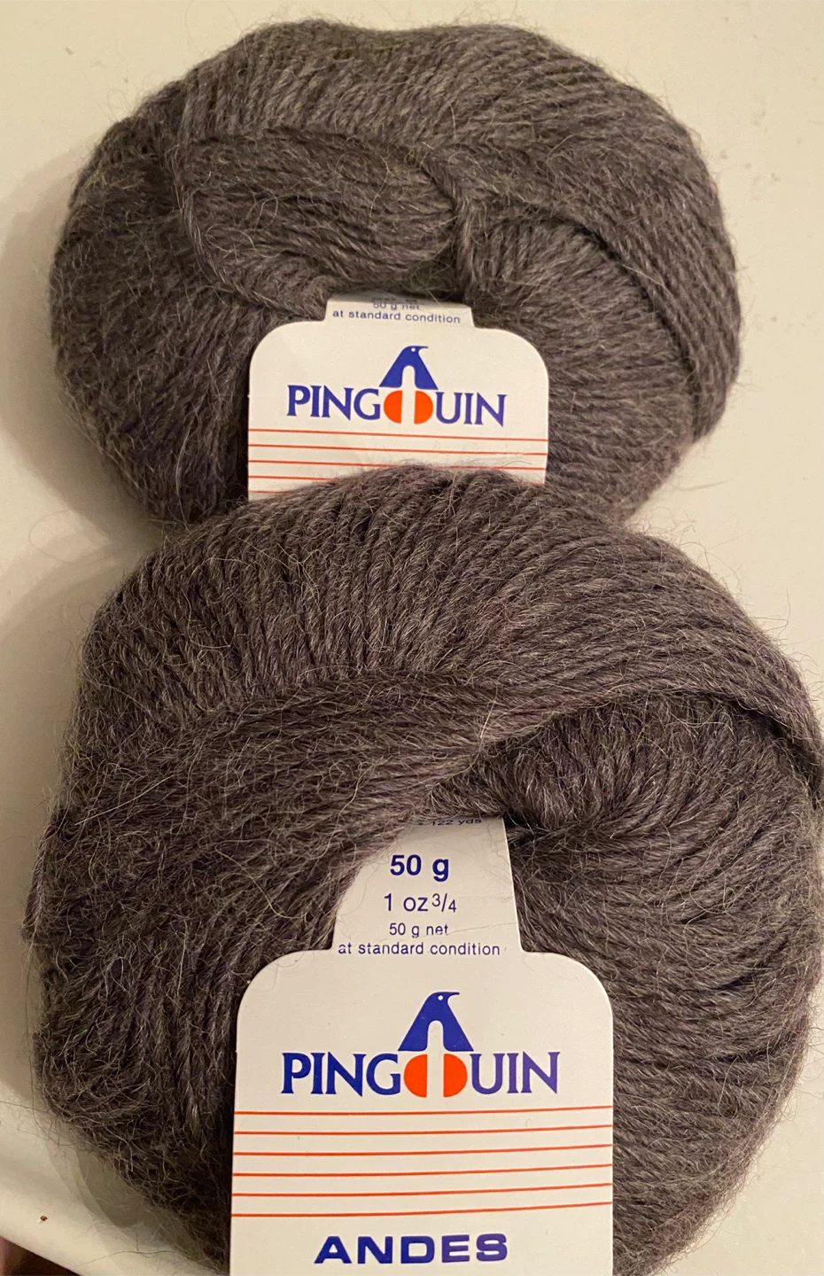 Pingouin Andes Two Yarns - Grey (Wool/Alpaca)
