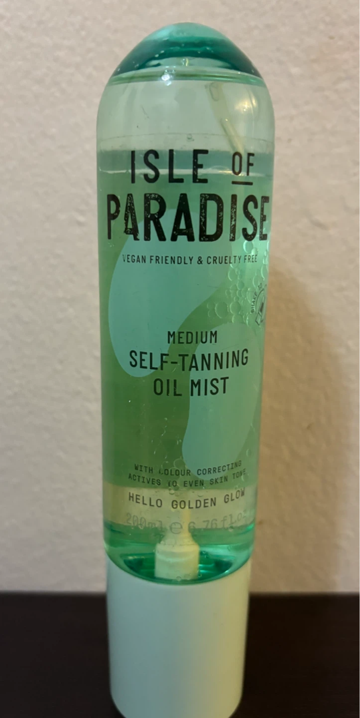 NEW-Isle of Paradise Medium Self-Tanning Oil Mist