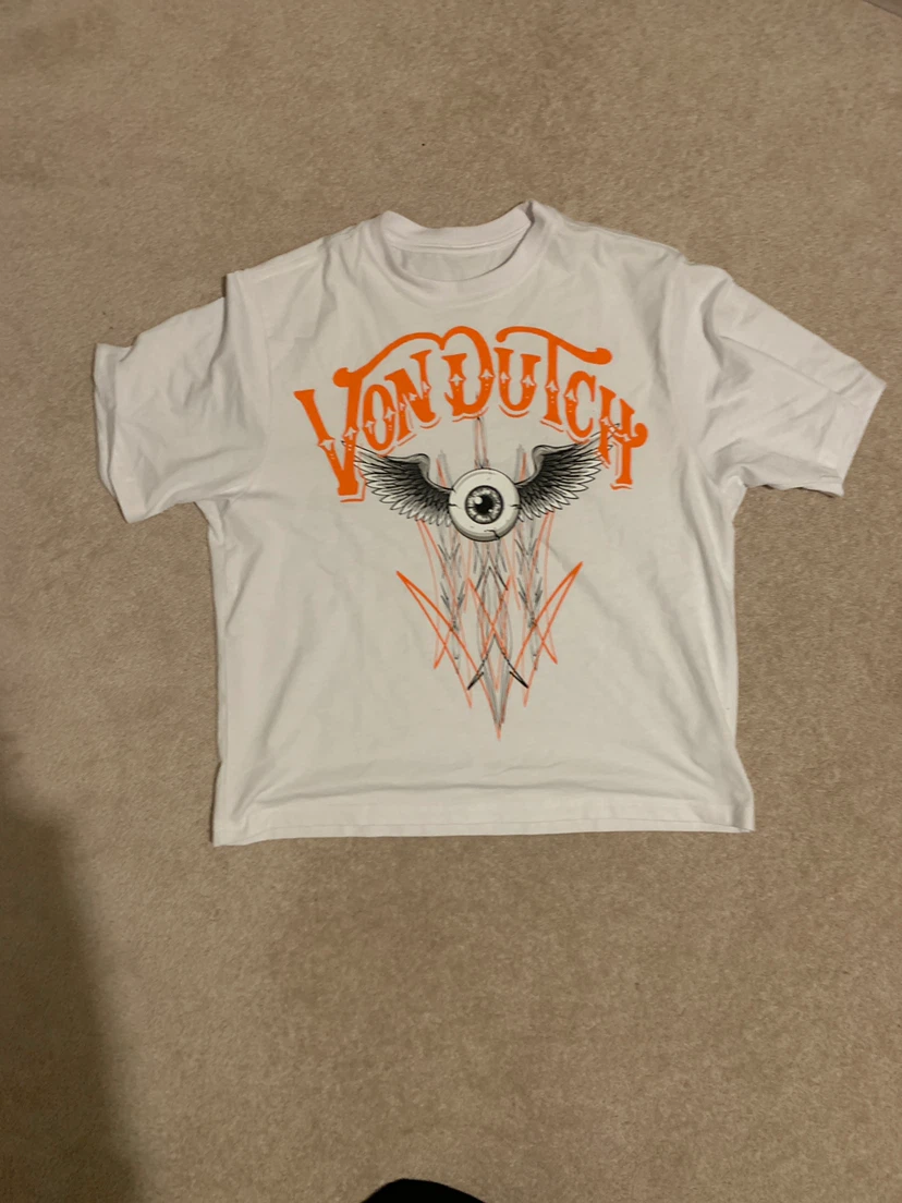 Von Dutch White Graphic T-Shirt