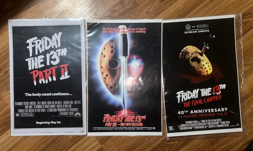 Friday the 13th Movie Posters Collection
