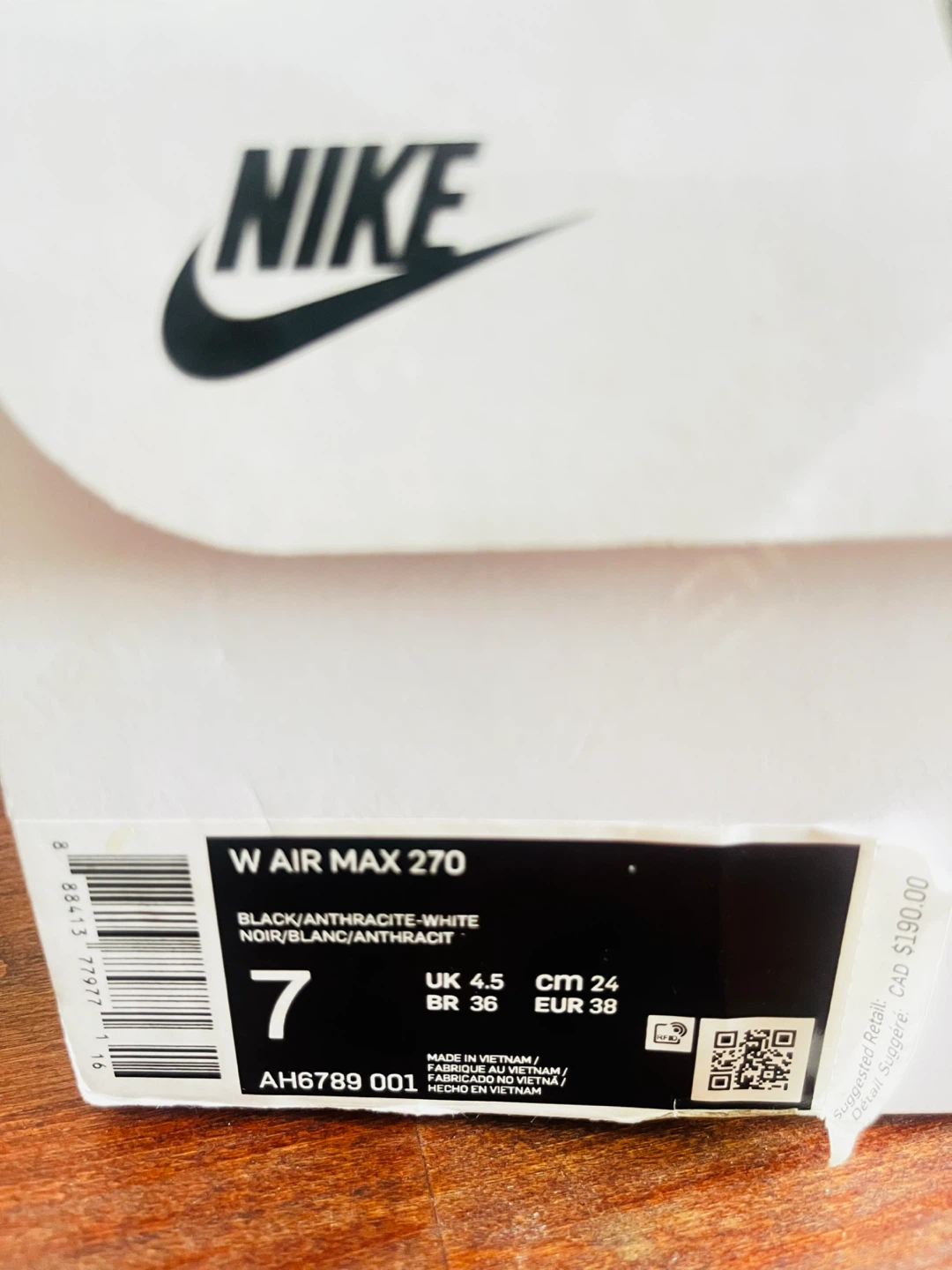 Nike Air Max 270 women’s  Running Shoes - photo 4