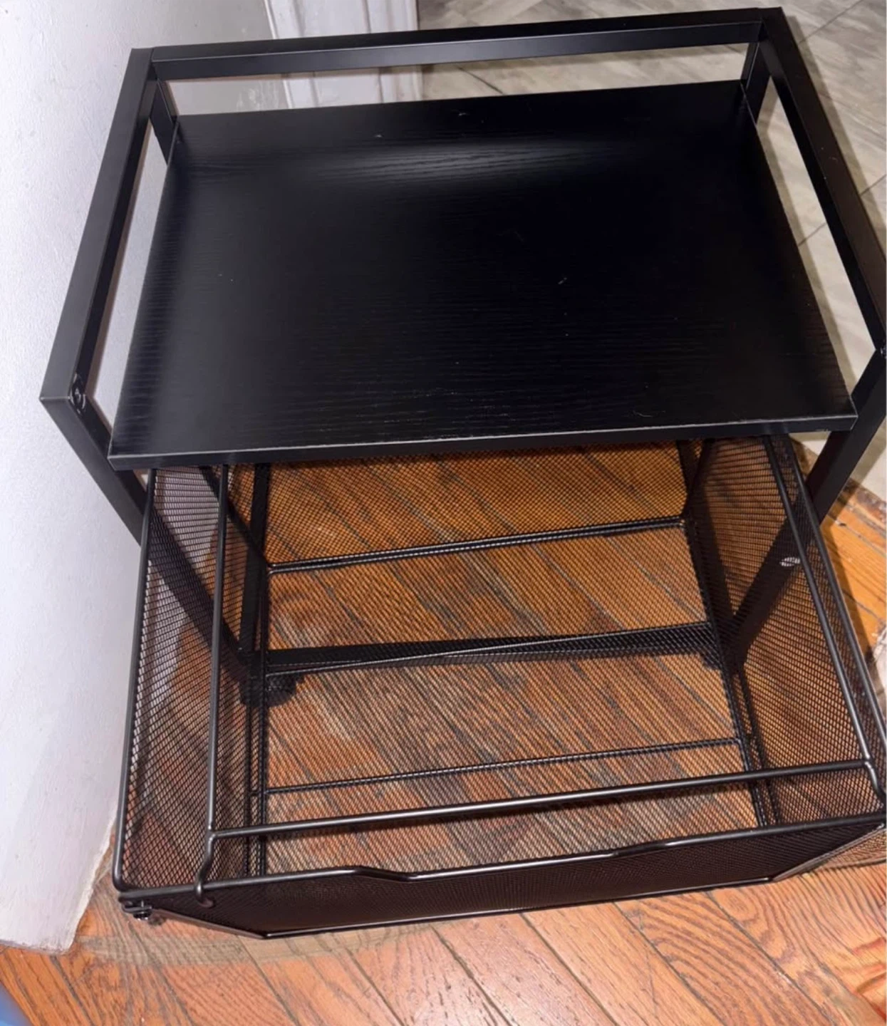 Black 2-Tier filing Rolling Cart - photo 3