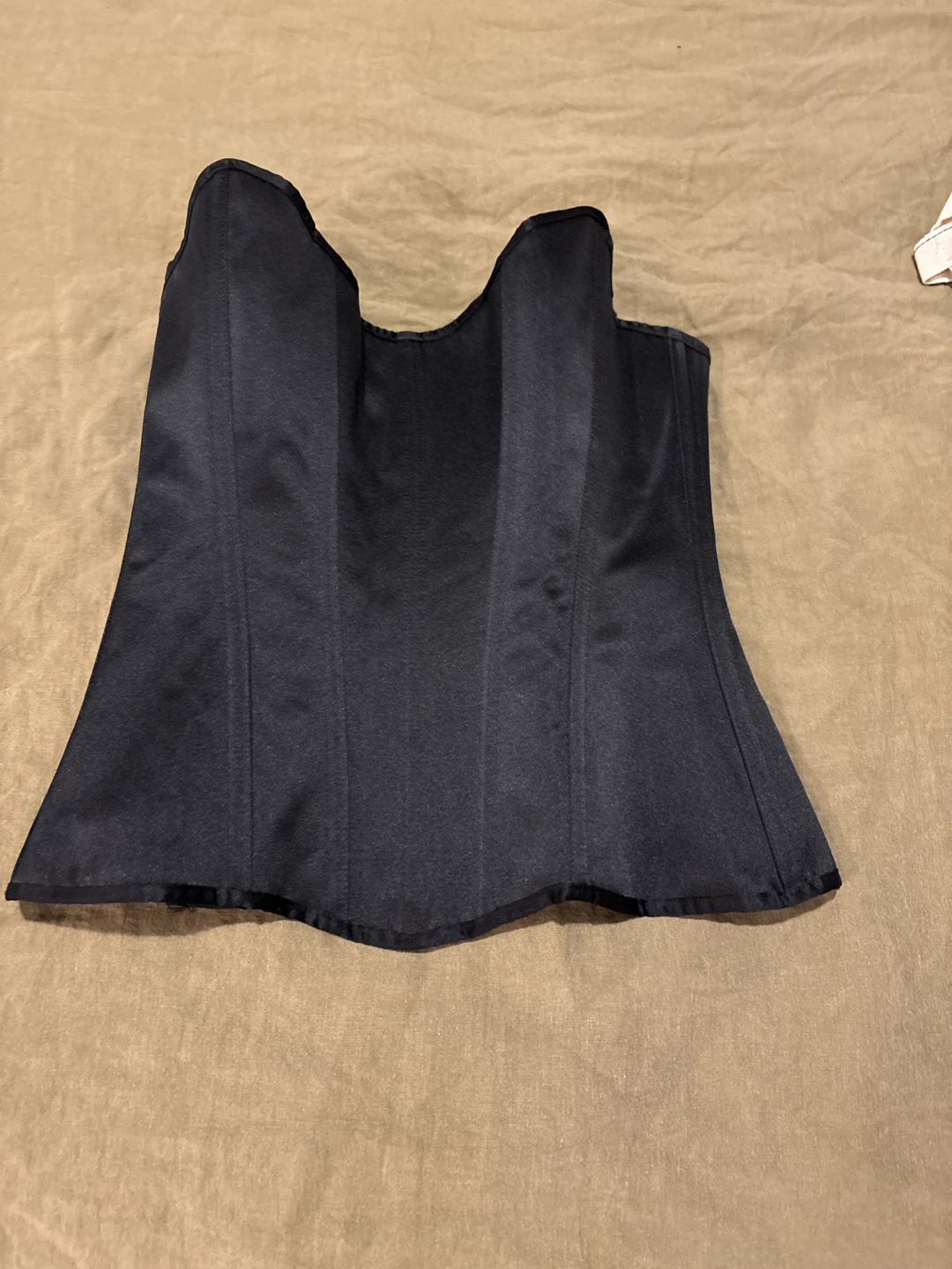Perfect Corset NYC Black Satin Corset - Size S - photo 3