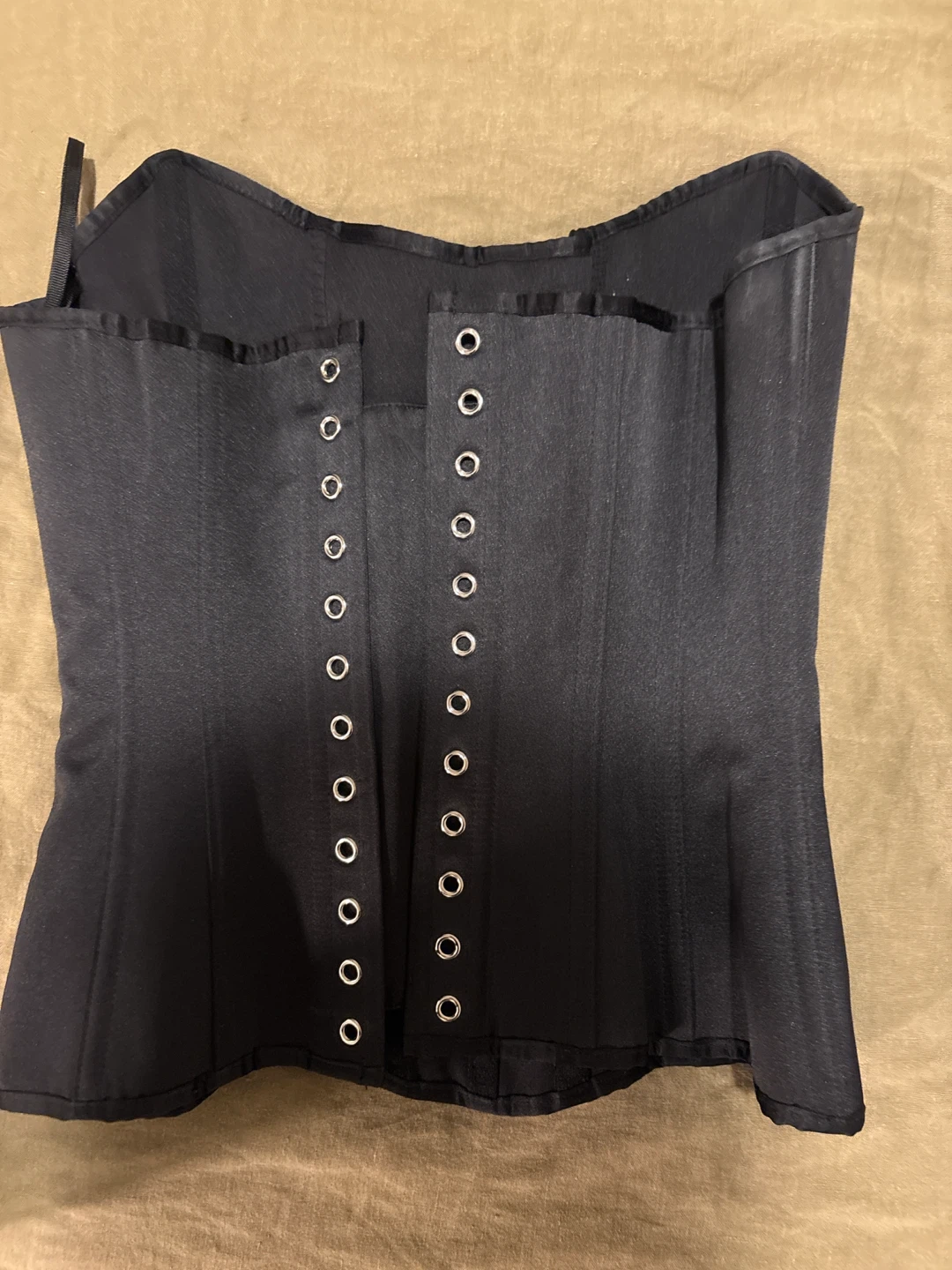 Perfect Corset NYC Black Satin Corset - Size S - photo 5