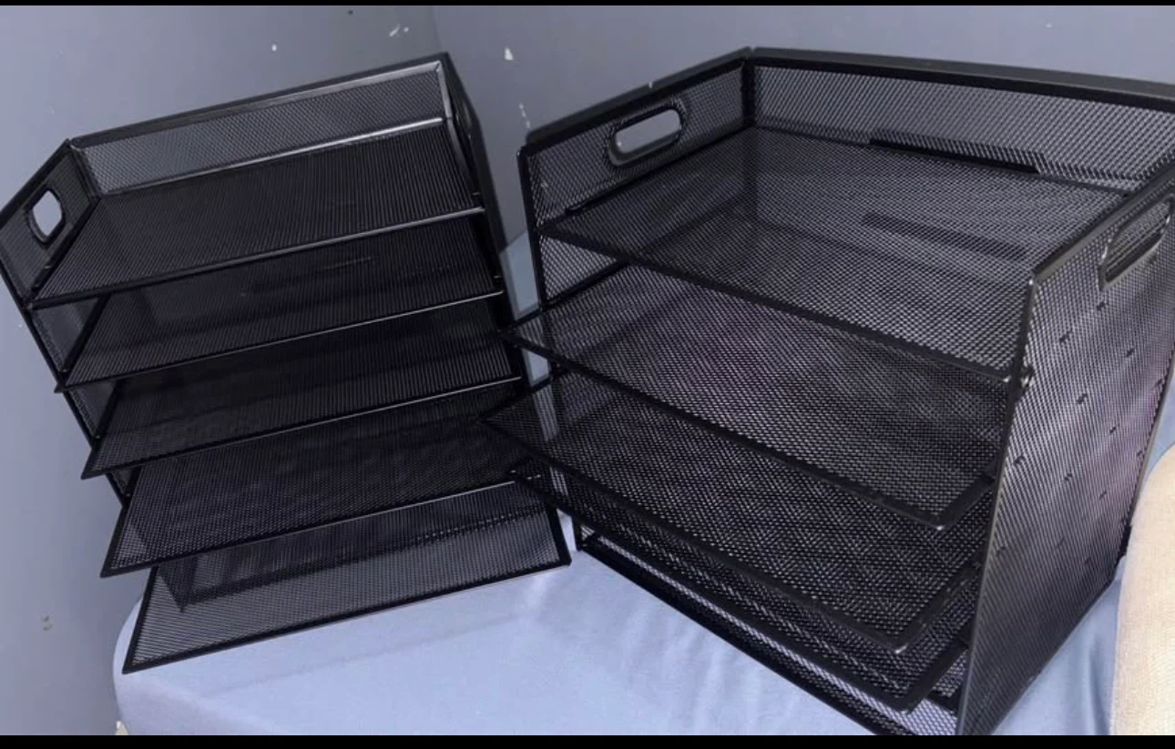 Black Desk Organizers - Set of 2 - photo 2
