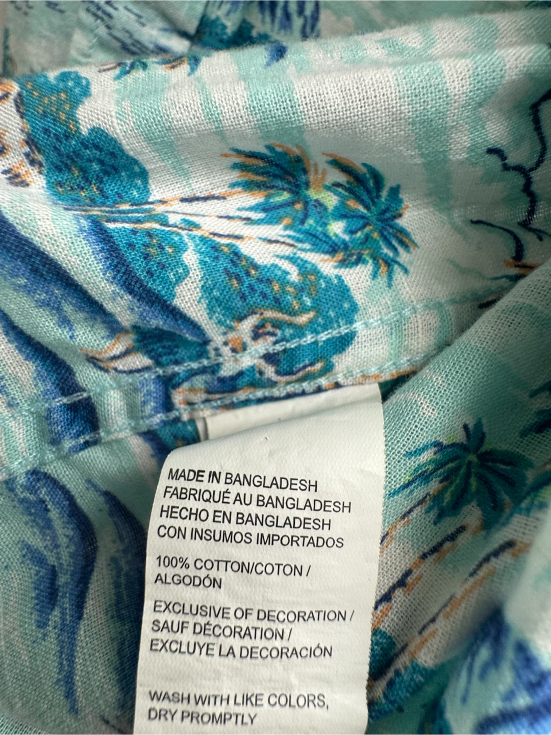 IZOD Saltwater Relaxed Classics Men's Hawaiian Shirt - photo 4