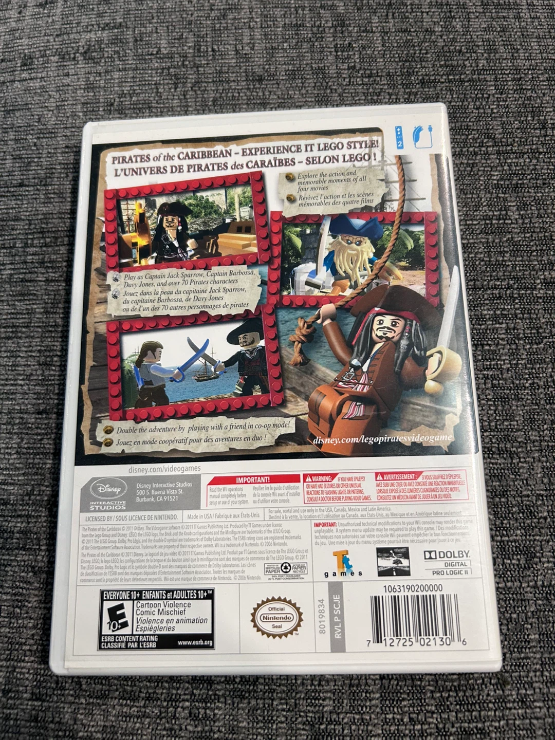 LEGO Pirates of the Caribbean for Nintendo Wii - photo 3