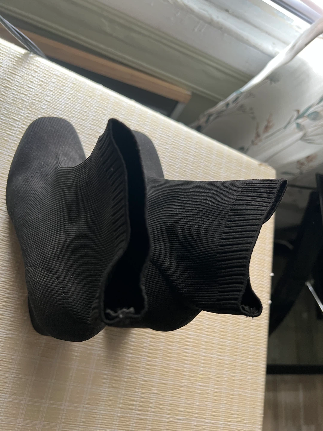 Black Sock Ankle Boots - photo 3