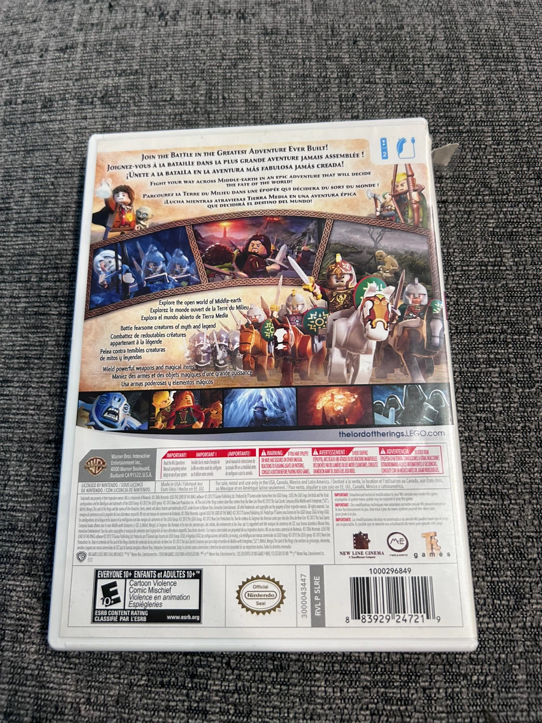 LEGO The Lord of the Rings for Nintendo Wii - photo 3