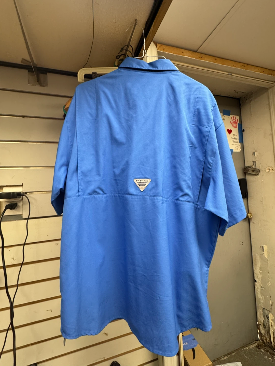 Columbia PFG Omni-Shade Blue Short Sleeve Shirt - photo 2