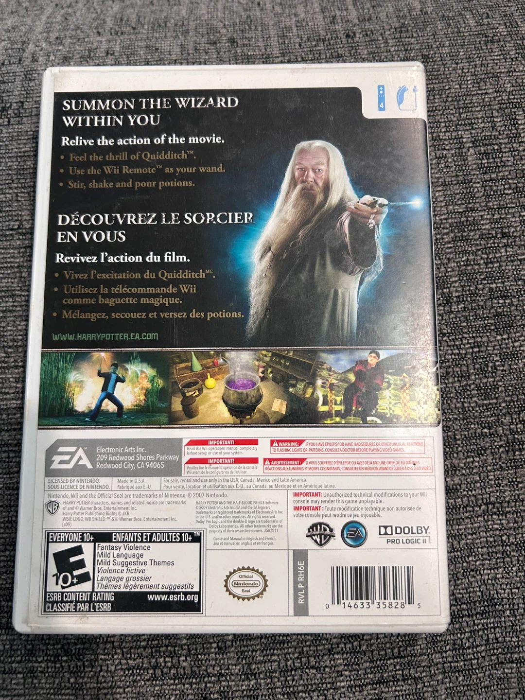 Harry Potter and the Half-Blood Prince Wii Game - photo 3
