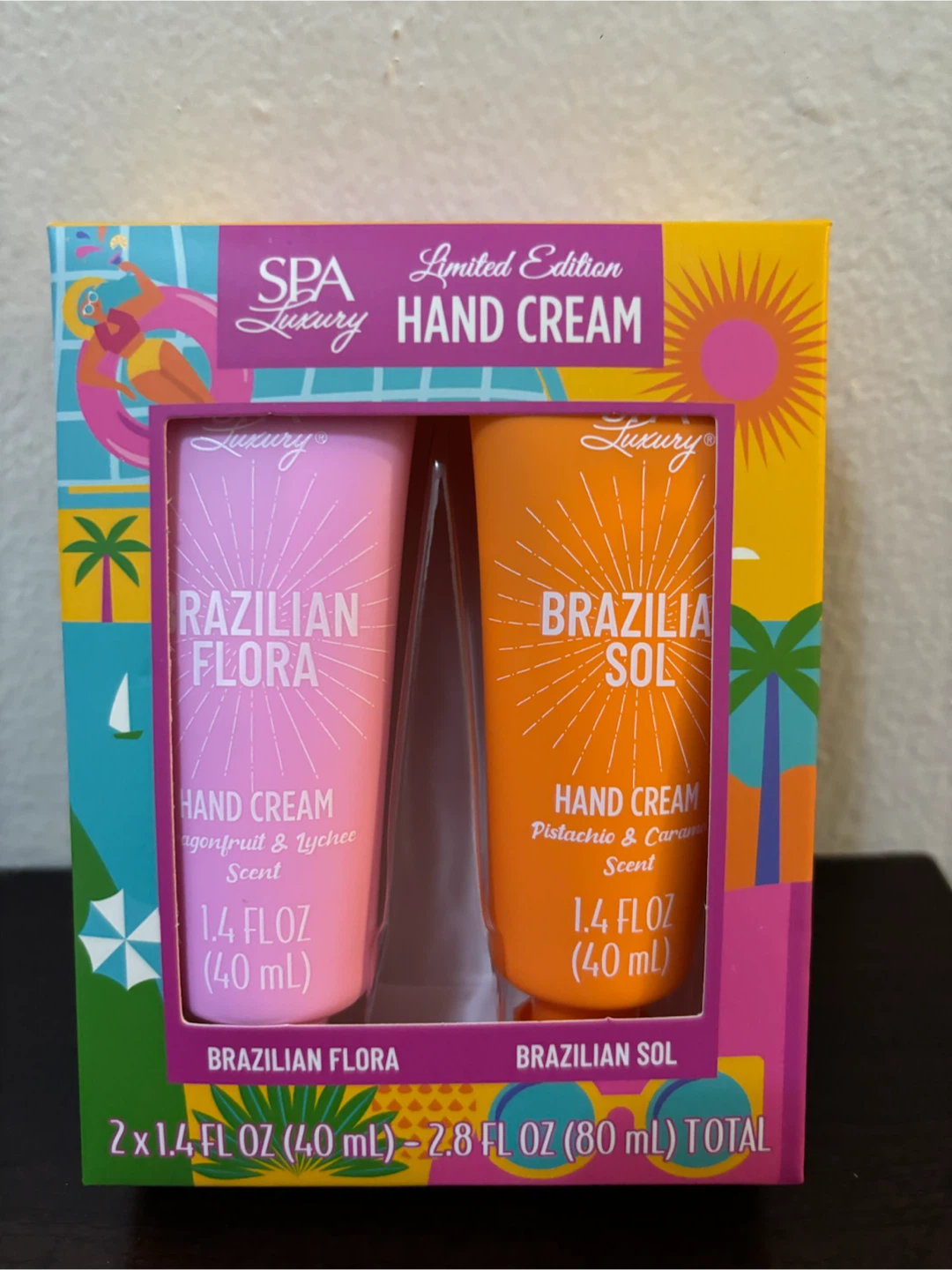 NEW-SPA Luxury Hand Cream Set - Brazilian Flora & Sol