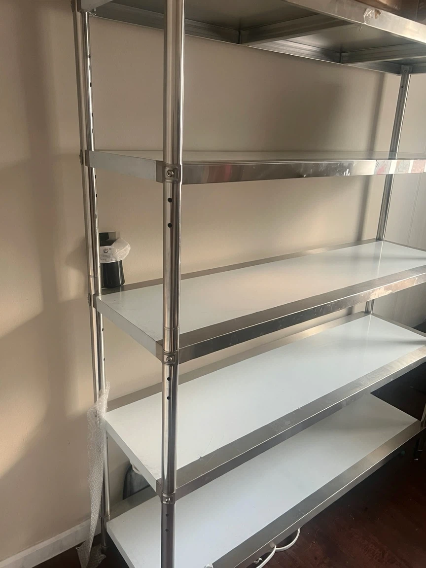 5-Tier Stainless Steel Wire Shelving Unit - photo 2