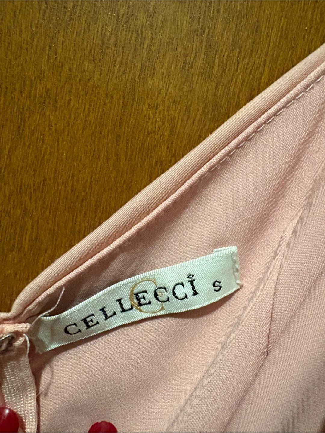Cellecci Pink Ruffle Dress - Size S - photo 3
