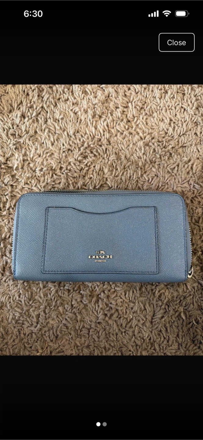 Coach Zip Around Wallet
