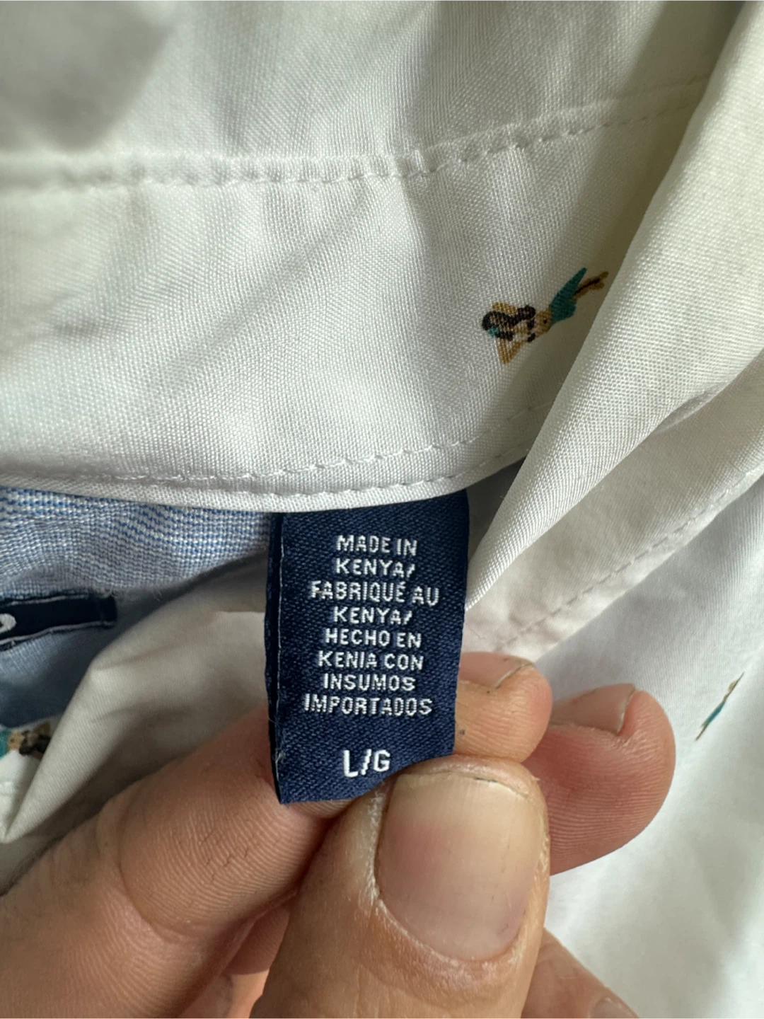 IZOD Men's White Short Sleeve Button-Down Shirt L/G - photo 4