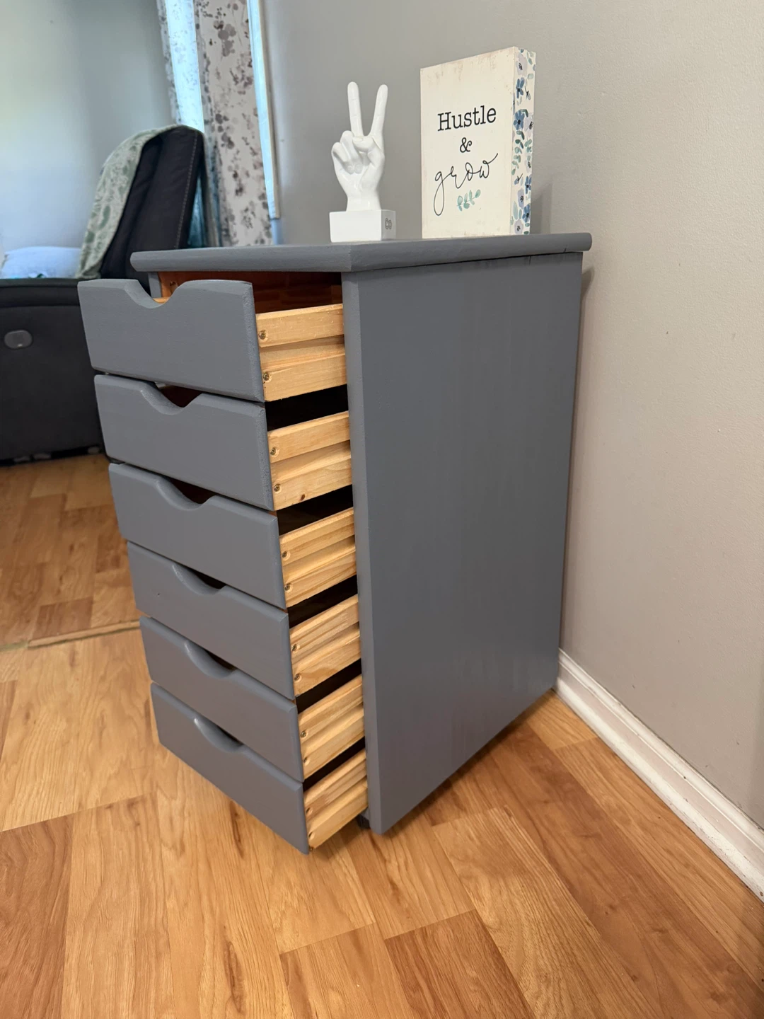 ✨🩶Adorable solid storage drawers on wheels🩶✨ - photo 3