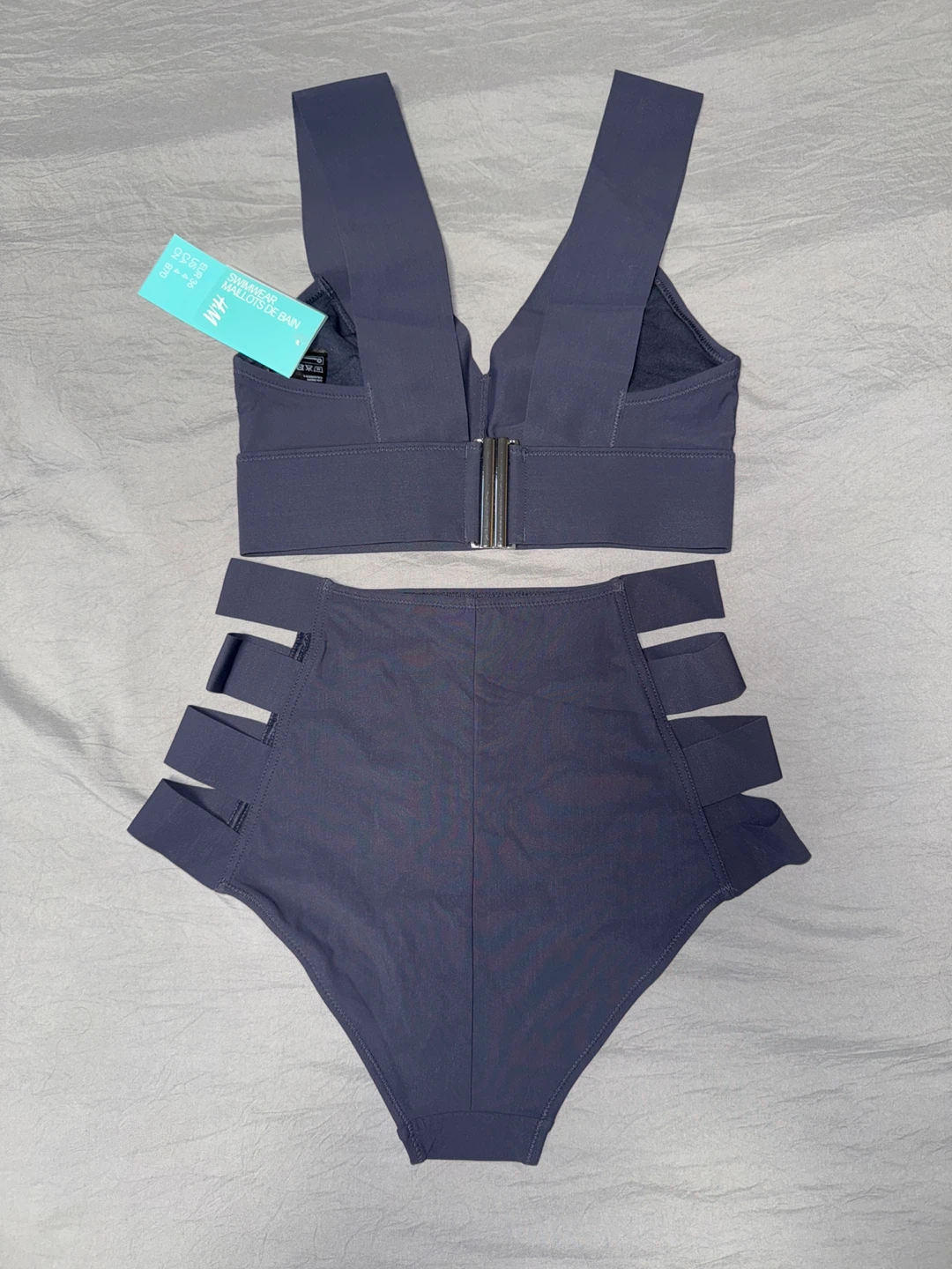 Strappy High-Waisted Bikini Set - photo 2