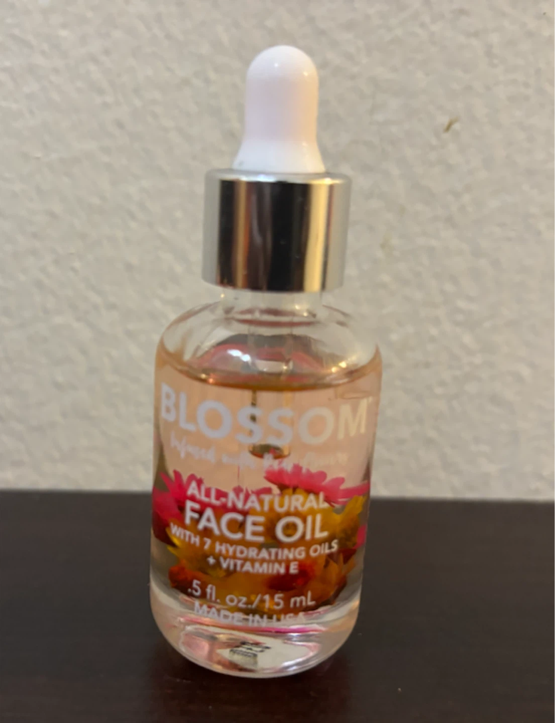NEW-Blossom All-Natural Face Oil 0.5 fl oz