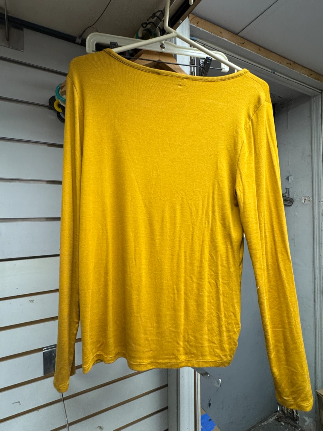 LOFT Women's Long Sleeve Top Size L Mustard Yellow - photo 2