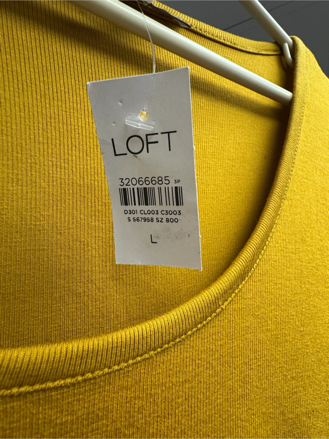 LOFT Women's Long Sleeve Top Size L Mustard Yellow - photo 3