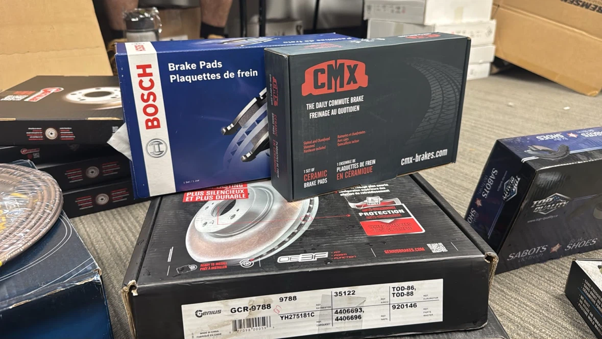 Bosch & CMX Brake Pads and Rotors
