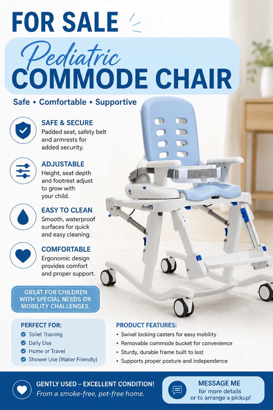 Rifton Pediatric Commode Chair