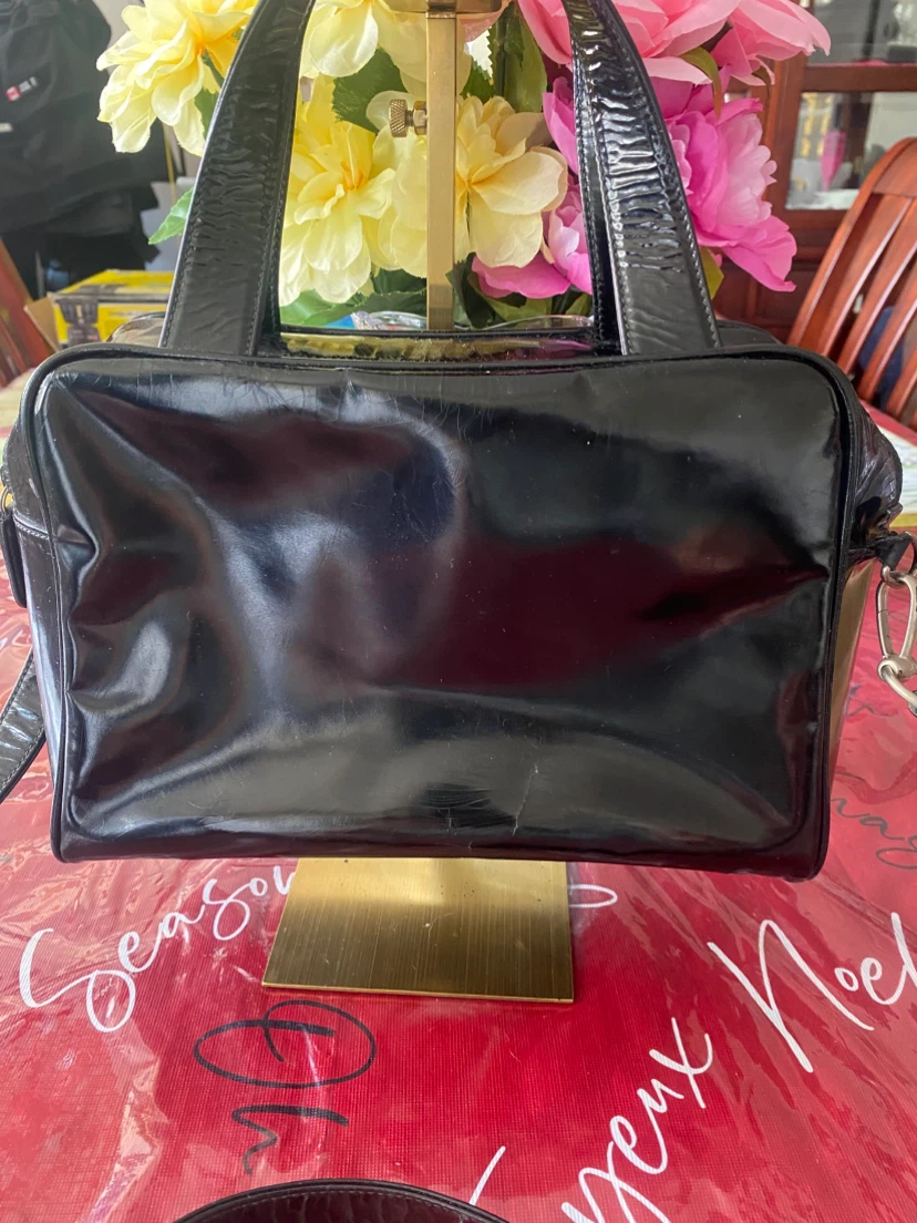 Black Patent Leather Gucci Handbag - photo 5