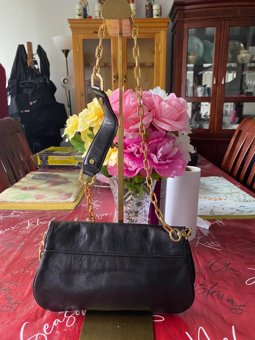 Tory Burch Black Leather Chain Shoulder Bag - photo 5