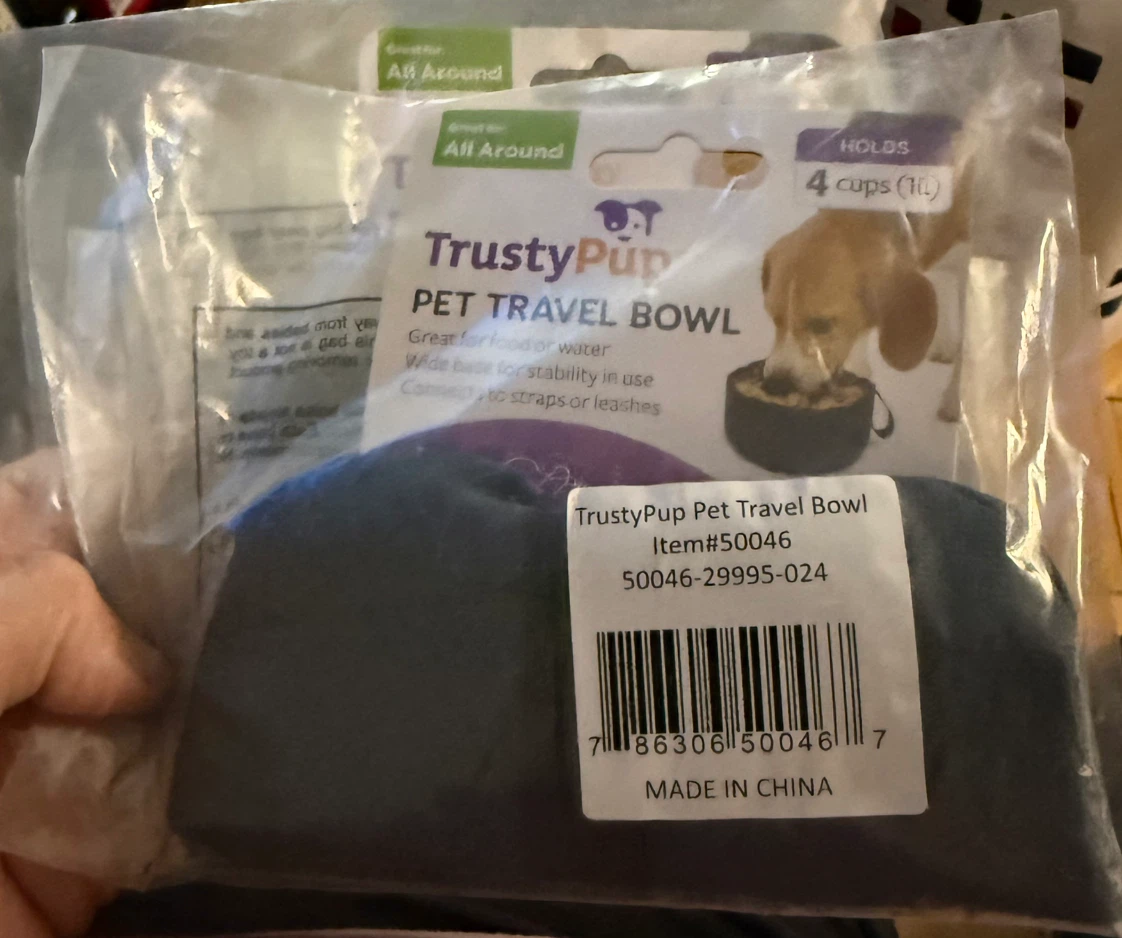 TrustyPup Pet Travel Bowl - 4 Cups