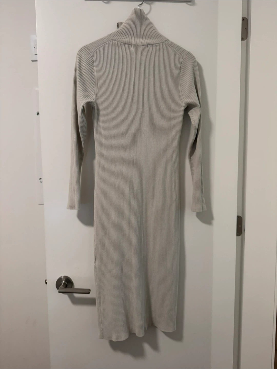 Uniqlo Ribbed Half-Zip Dress Size S - photo 2